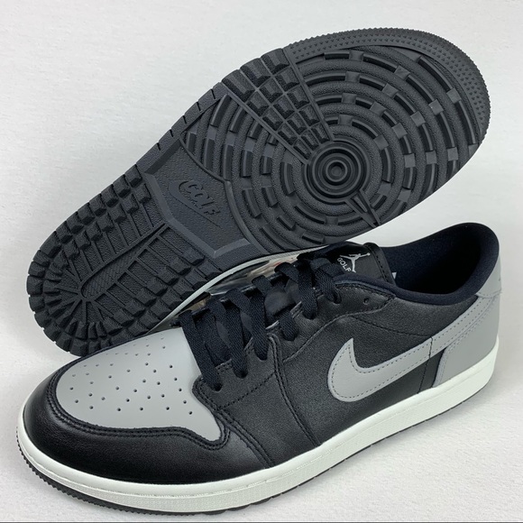 Nike Air Jordan 1 Low 2022 Golf - Shadow Grey/Black Size 6.6, 11.5 new - Picture 7 of 8
